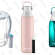 20oz Stainless Water Filter Bottle | $15 | Amazon
36oz Plastic Water Filter Bottle | $20 | Amazon
12-Cup Water Filter Pitcher | $31 | Am